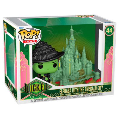 Figura POP Town Wicked Elphaba with the Emerald City